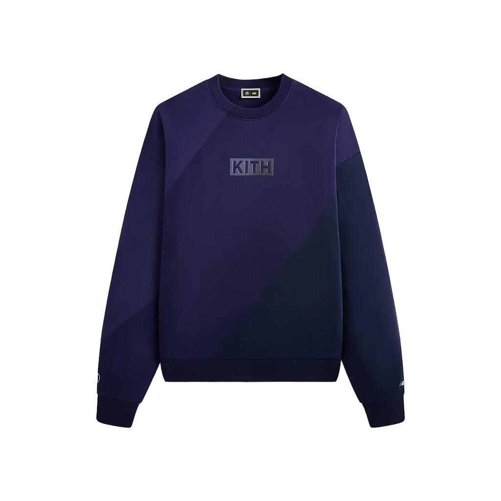 Kith X BMW Technoviolet Vintage Nelson Crewneck Techno Violet Men Tops Purple KHM033037-599
