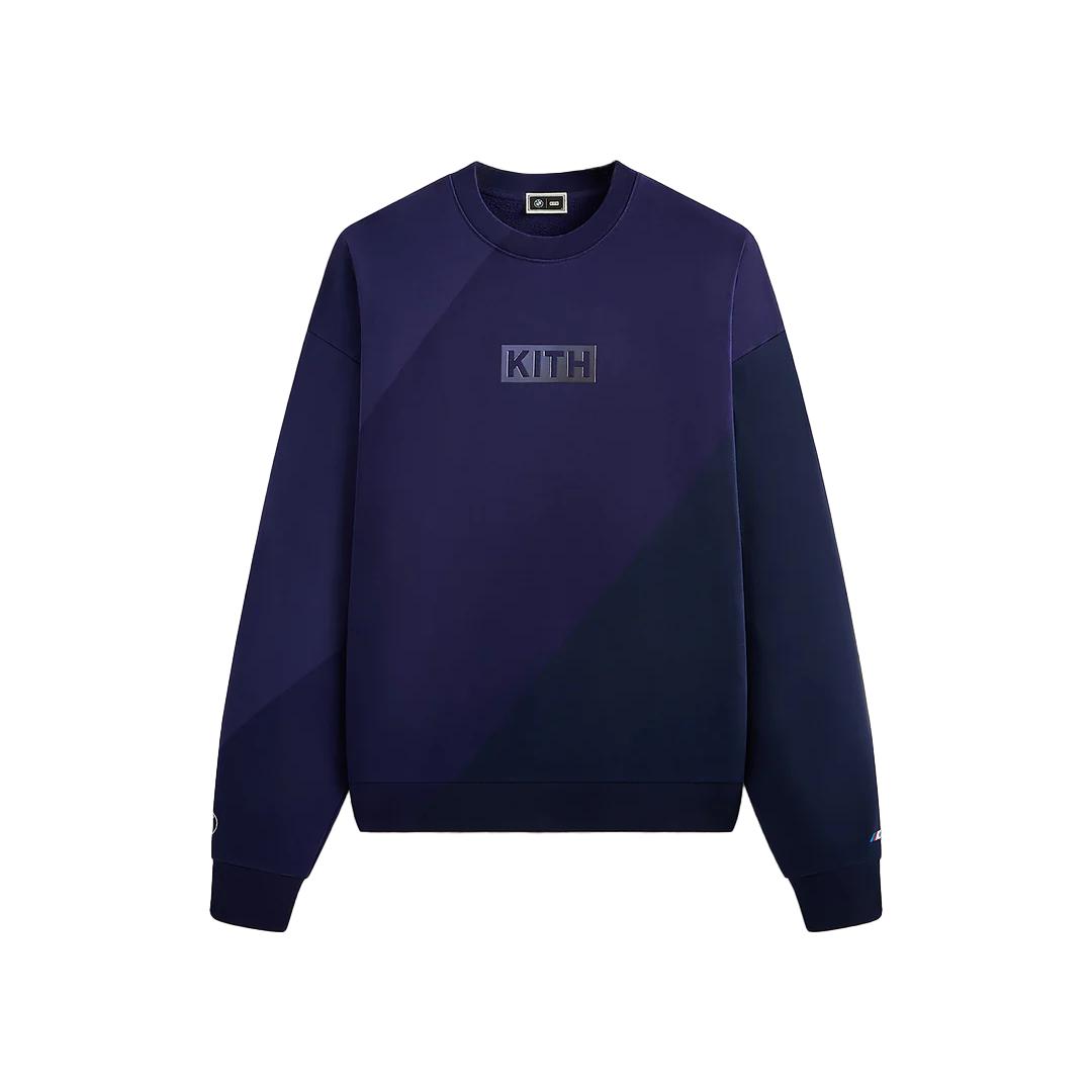 

Kith X BMW Technoviolet Vintage Nelson Crewneck Techno Violet Мужские топы Фиолетовый KHM033037-599 S