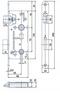 HOBES 72/40 Lock Insert K105