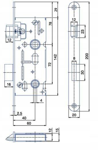 HOBES 72/40 Lock Insert K105