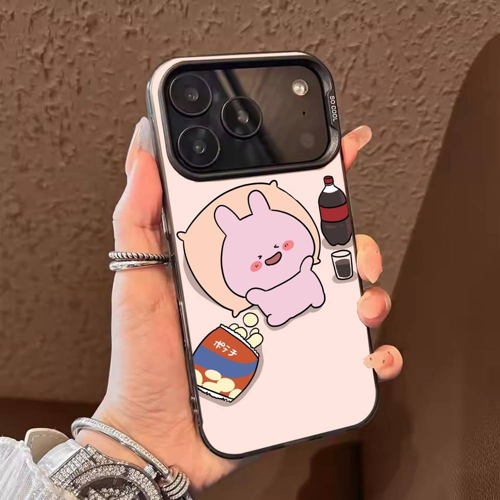 

CUTE A-Asamimichan Phone Case For iPhone 17,16,15,14,13,12,11,Pro Max,Plus Candy Silver Cover iPhone14ProMax