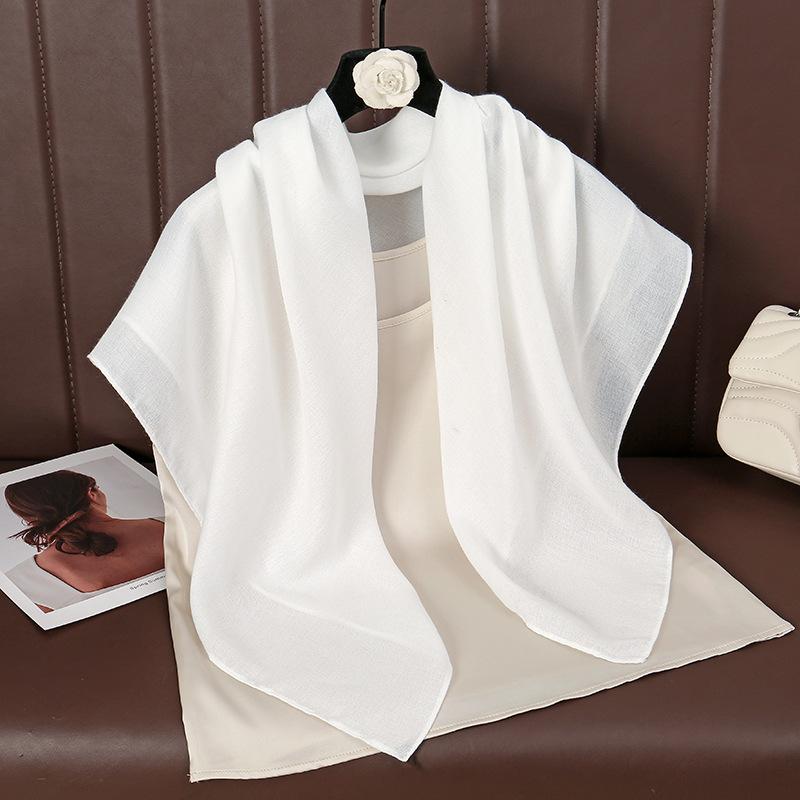 

Однотонный базовый дизайн 90 см квадратный плиссированный вискозный шаль-шарф женский высокого качества накидка пашмина стола буфанда мусульманский хиджаб шаль