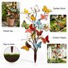 2D Flat Butterfly Yard Stake Decorative Butterfly Plant Stake Metal Garden Stake  Lawn Decoration