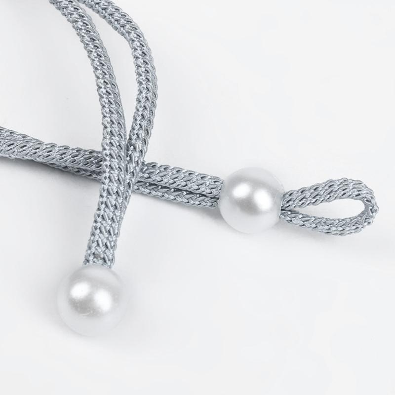 Bead Curtain Holders Woven Curtain Tapes Tiebacks with Drawstring  Decorative Curtain Holder for Home Window Decorations