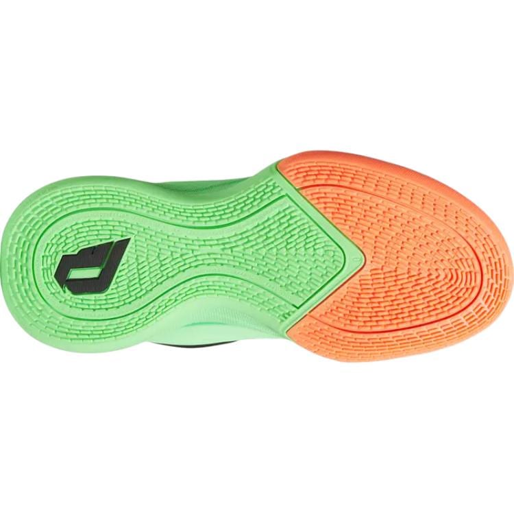 adidas Dame 10 Rutschfest Abriebfest Niedrig geschnitten Kinder Basketballschuhe Grün Schwarz Unisex JP8635