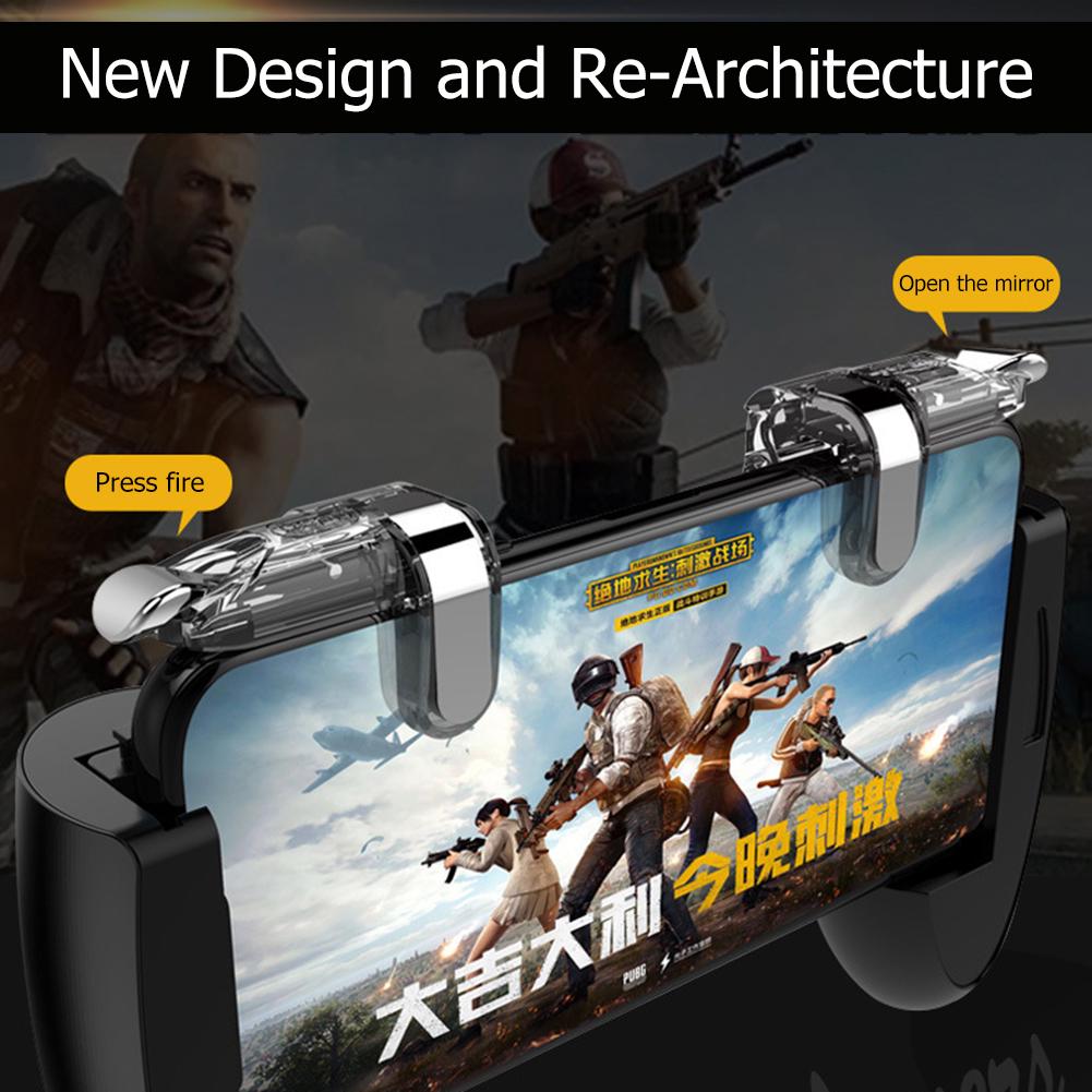2 Pcs Mobile Gaming Trigger Mobile Game Controller for PUBG Controller Joysticks Buttons for Iphone Android Smart Phone