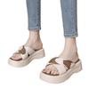 Popular Cool Slippers Women's Summer Outer Wear Design Sense Niche 2025 New Thick-soled Sandals Drag Soft-soled Women's Slippers