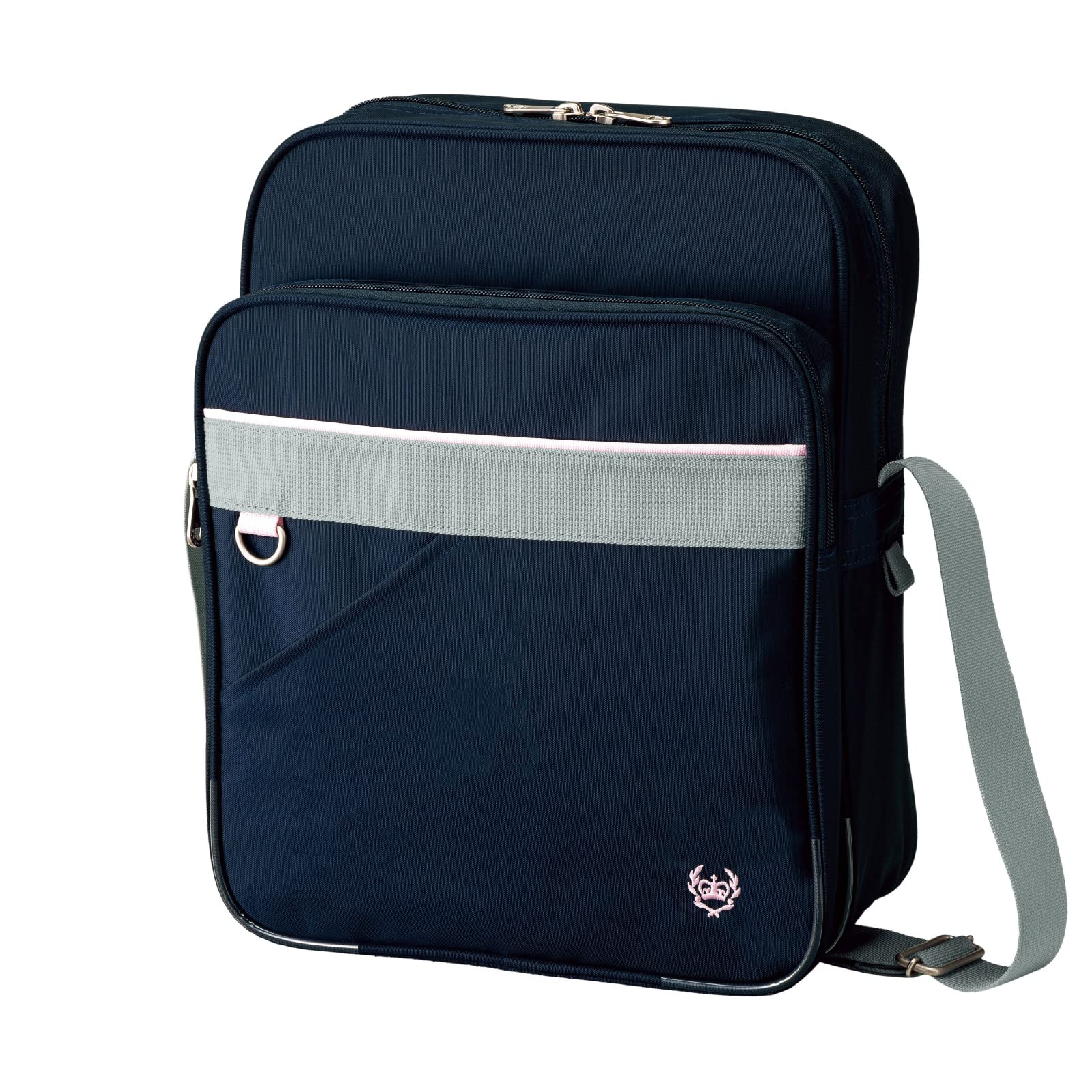 [Olive des Olive School] Shoulder School Bag 2K30044-11 Navy x Pink 11.5L