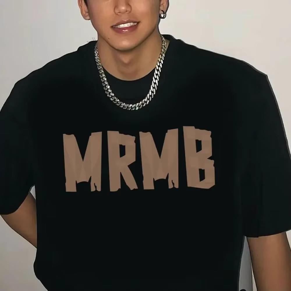 

Брендовая мужская футболка из хлопка, летняя повседневная модная футболка MRMB с принтом, уличная одежда, рубашка с коротким рукавом и круглым вырезом, футболки, топы, одежда, новинка XXXXXL чёрный