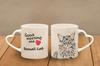 Somali – Cat mug, adorable heart-shaped handle mug | Art-Dog
