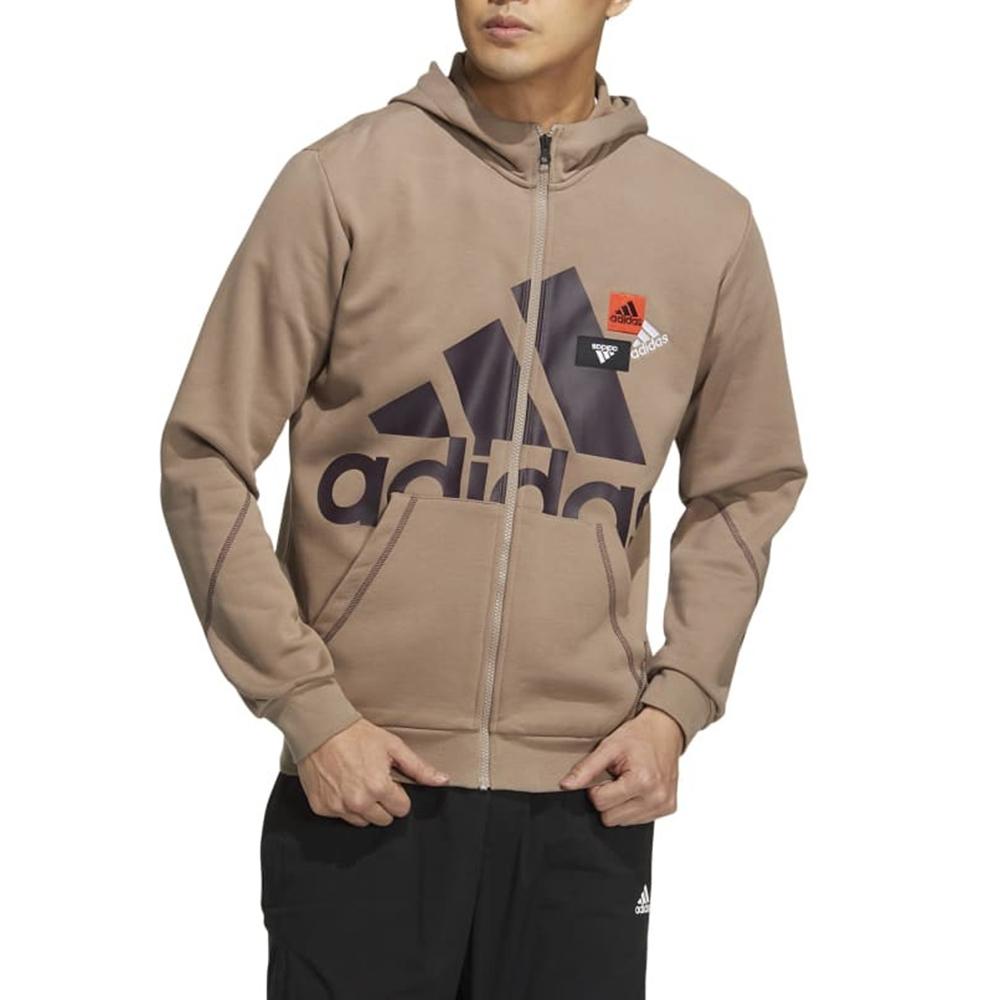 adidas Jackets Men's Brown Hooded Moderate Other HN8996