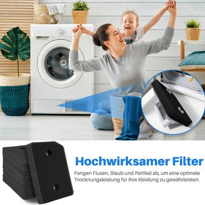 6 ks Náhradní filtr sušičky pro Miele T1 Sušičku s tepelným čerpadlem 9164761 Pěnový filtr na prach Profesionální náhradní díly a příslušenství pro sušičku