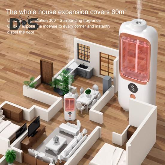 Essential Oil Diffuser Aromatherapy Machine Adjustable Rechargeable Digital Display Essential Oil Aromatherapy Diffuser Humidifier