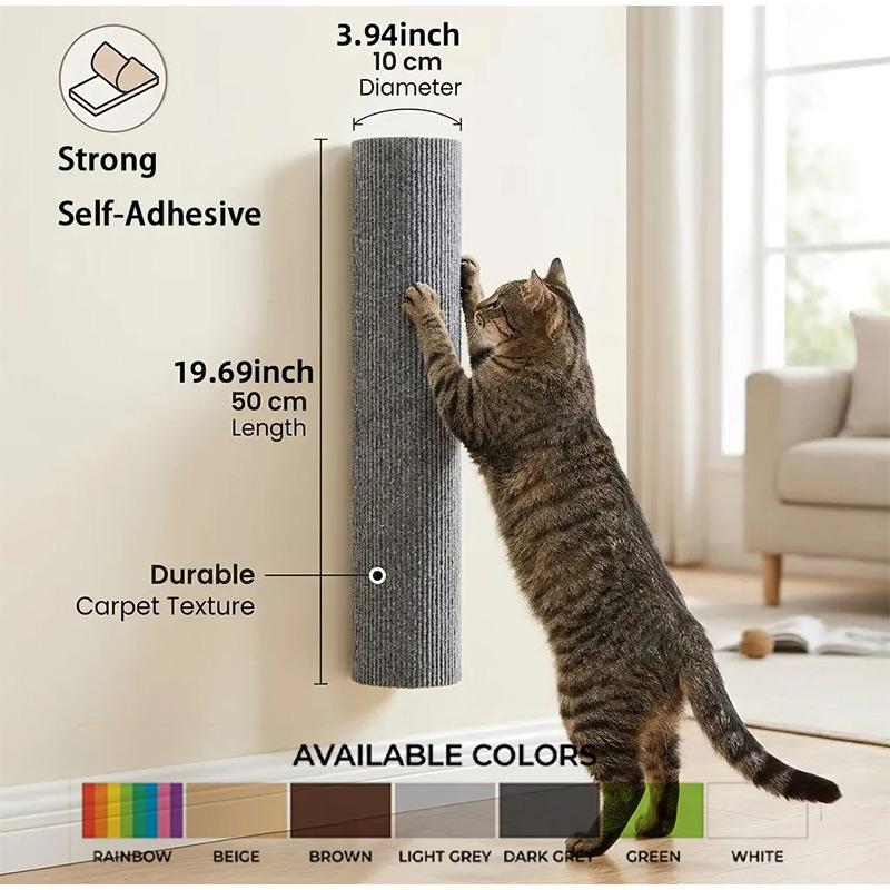 High-Adhesion Cat Scratching Post,Pet Toy,Suitable for Cats' Indoor Claw Sharpening Play,Furniture Protection Scratching Board