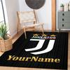 Juventus Customize Your Name Floor Mat Design for Playrooms Bedrooms Living Rooms Foyer Antislip Carpet Decorate Offices Spiritual Gift