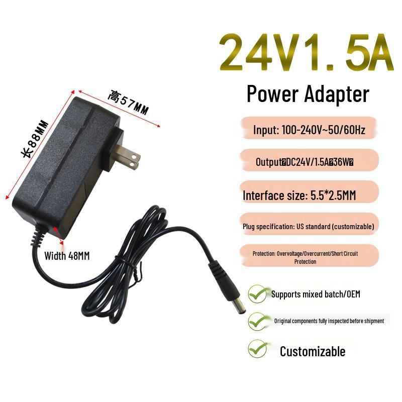 LED-Lichtleiste und Router 12V/2A Netzteil