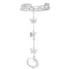Anime Tian Guan Ci Fu Bracelet With Bell Ring Hua Cheng Xie Lian Adjustable Butterfly Finger Rings Pendant Jewelry Accessories