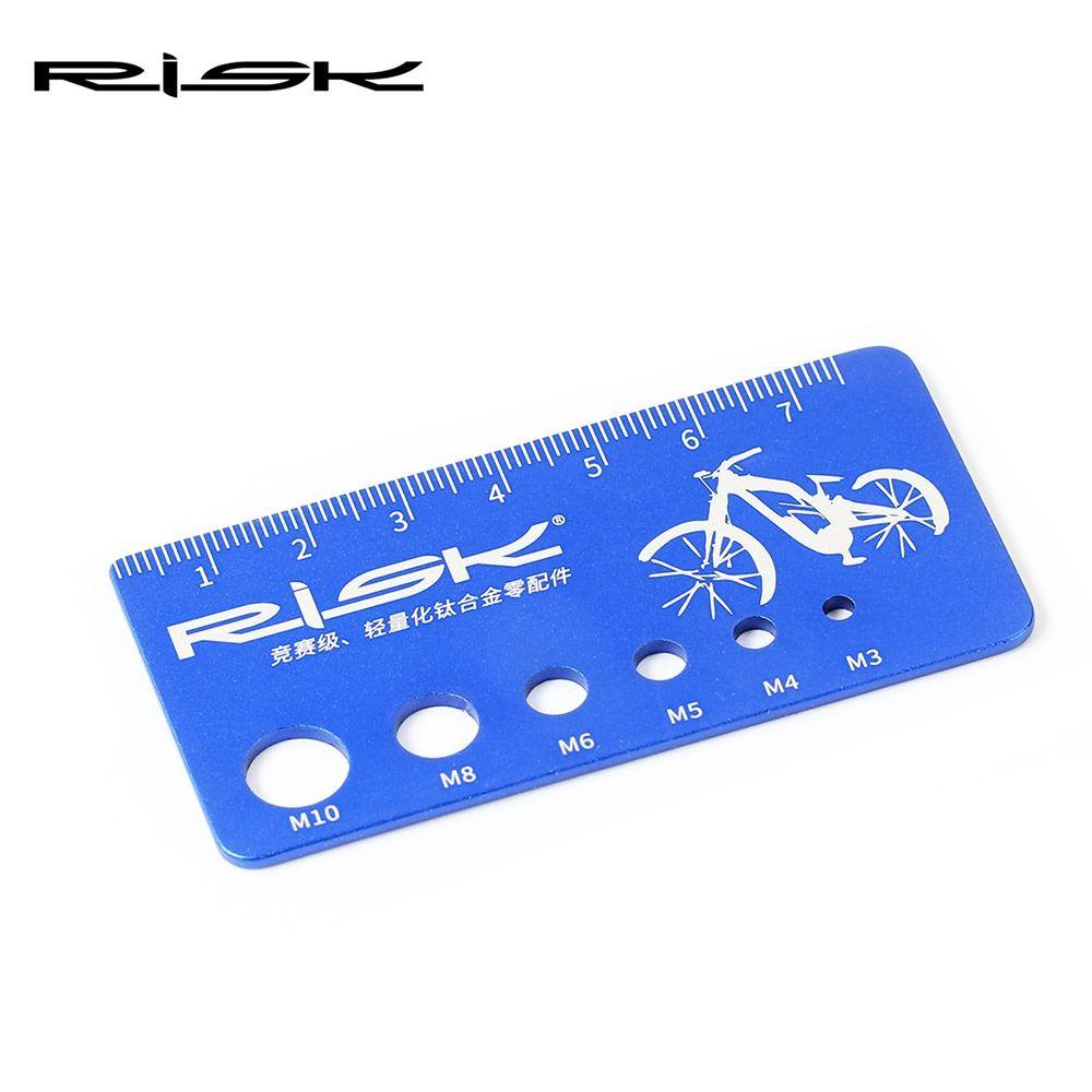 Bolts Screws Size Checker Measurement Card Screw Nut Thread Bike Screw Bolt Measuring Ruler Gauge