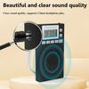Mini Pocket FM Radio Battery Powered DSP Radios Receiver Built-in Speaker Hign Sensitivity with 3.5mm Headset Jack 64-108mhz