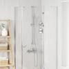 Shower System Set Chrome 100 Cm Stainless Steel