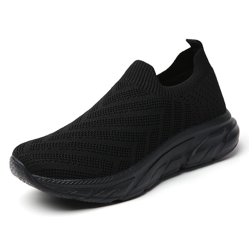 

Women s socks and shoes casual shoes spring and summer fly-woven sports casual shoes comfortable mesh one-pedal light soft-soled women s shoes 35