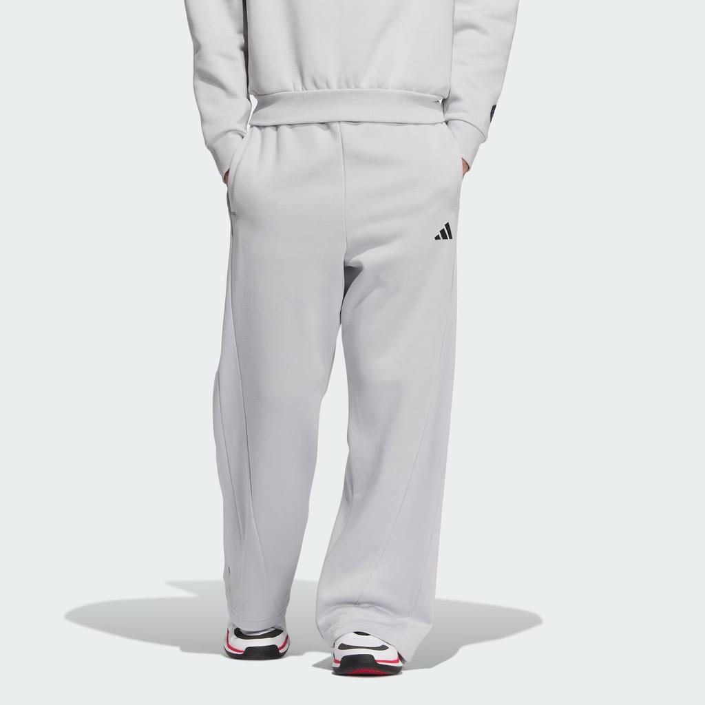 Adidas BB LNY Pants Year Of The Snake Limited Edition Comfortable Soft Loose Solid Color Sports Long Pants Men Pants Gray JM5673