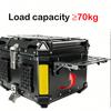 Folding Aluminum Motorcycle Trunk Tail Box Universal Top Case Quick-Mounting Molle Panel Tactical Storage Box Modular Organizer