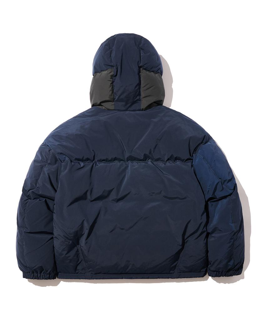 NONTYPE Hood Layered Down Parka (Navy)