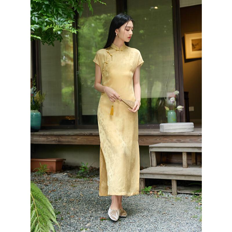 

Sancai 2025 Summer Lyocell Guochao A-Line Dress Set M (160/84A)