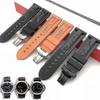 Butterfly Buckle Watch Strap Black Watch Band Silicone Rubber Watch Band Replacement For Panerai Strap Tools Steel Buckle - ya