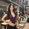 V Neck Slim Crop Tops Lace Camisole Chic Bottoming T-shirt  Streetwear