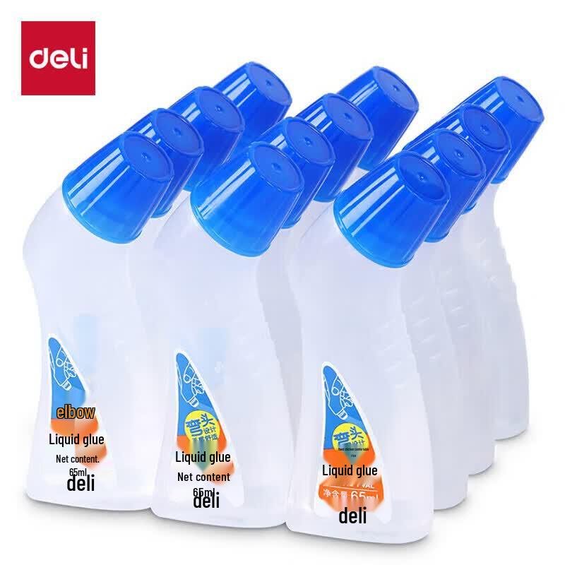 Deli 7312 High-Viscosity Liquid Glue with Bent Tip