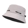 1pc Summer Breathable Mesh Small Basin Hat Solid Color Men's Fishing Outdoor Hiking Fisherman Hat Couple Big Brim Sun Bucket Hat
