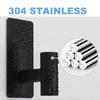 Self-Adhesive Sticky Holder Waterproof Closet Stick Robe Towel Hooks  Bathroom