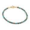 Hypoallergenic Metal Turquoise Beaded Anklet Beads Ankle Bracelet  Music Festivals