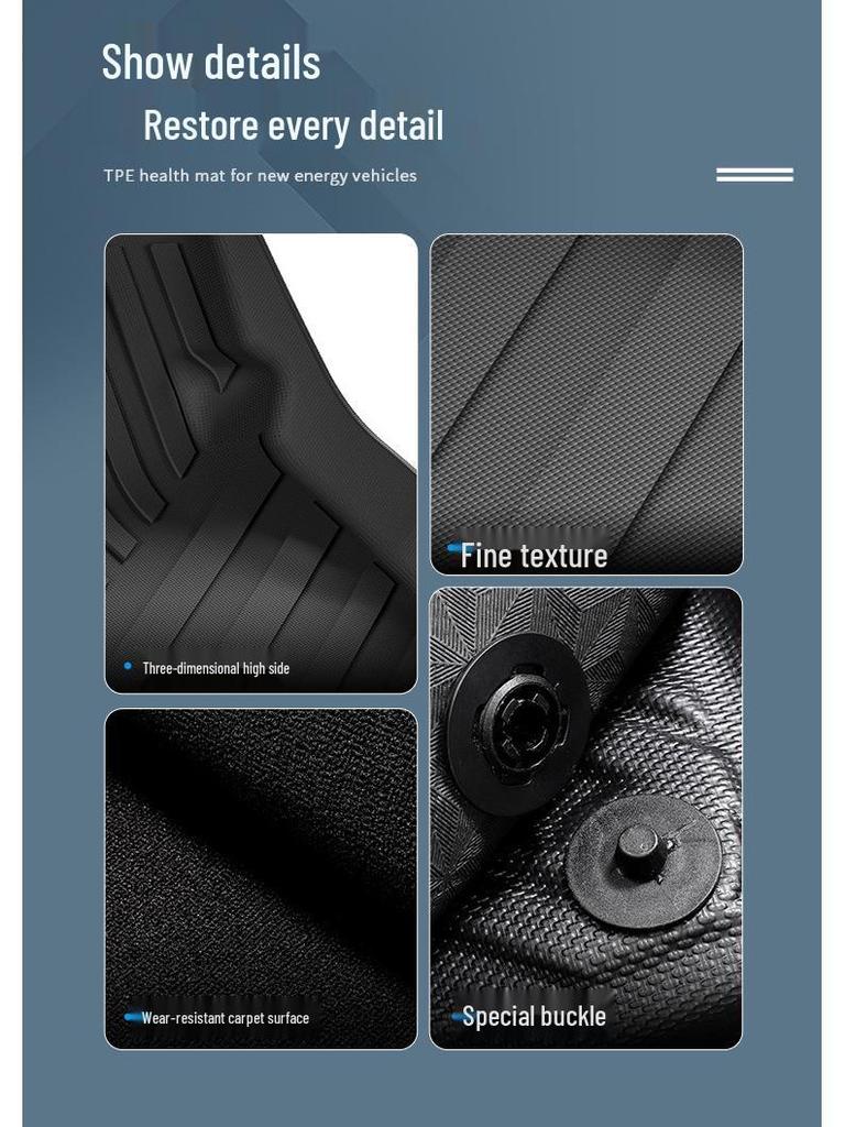 22 MG Mulan MG4 EV TPE Car Mats and Trunk Mats