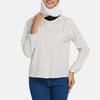 Korean Style Loose Polka Dot Chiffon Puff Sleeve Top for Women - Spring/Summer Trend.