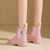 Women's Outdoor Waterproof Short-cylinder Rain Shoes: Stylish Style for Outdoor Wear, Water Shoes, Rain Boots, Galoshes, Waterpr