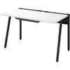Office Desk Kokujoline Flat Desk Work Desk Black x White Width 120 x Depth 70 cm [3 Packs] DLE-H1...