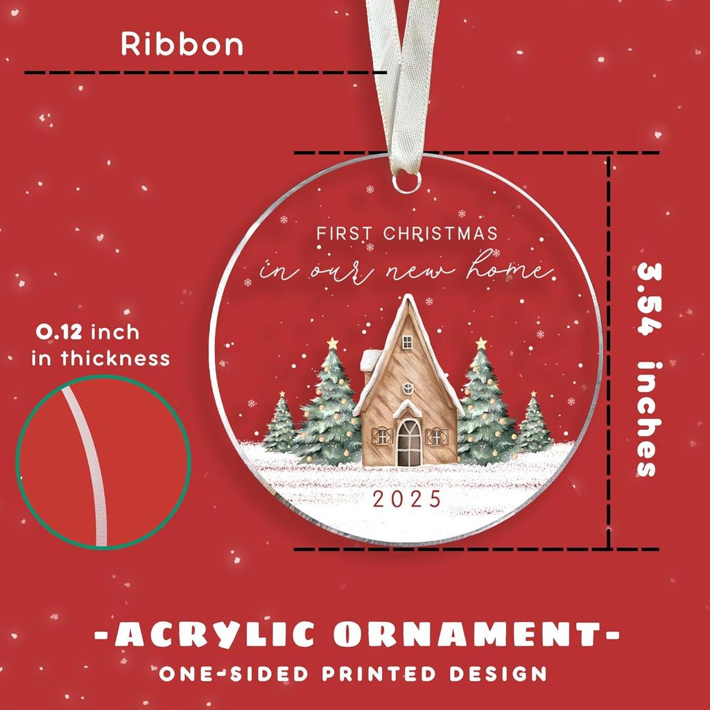 House Warming Gifts New Home - New Home Ornament 2025 - Housewarming Gifts for First House, Housewarming Gift Ideas for Couple - Home Ornaments for