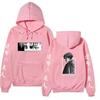 Attack On Titan Levi Ackerman Hoodie Unisex Fleece Sweatshirt Front Manga Eyes Print, Back Levi Portrait, Japanese Sleeve Text Autumn Winter Pullover