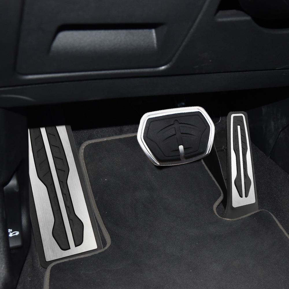 Stainless Steel Brake & Accelerator Pedal Covers for BMW X1 F48 2016-2019 & 2 Series Touring