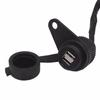 Für Yamaha MT-07 MT-09 SP Tracer FZ-09 FZ-07 Tracer XSR 700 900 Steckdosenadapter Motorrad Doppel-USB 12V Ladegerät Schwarzer Adapter