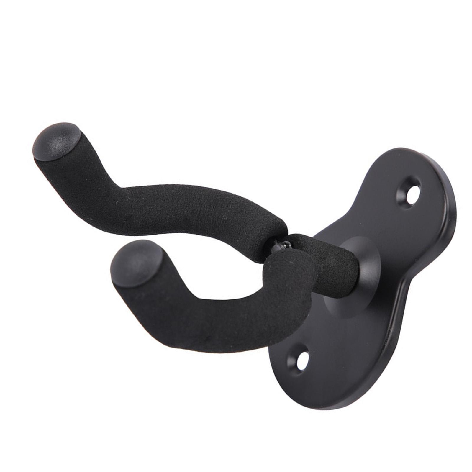 

Guitar Wall Mount Hanger Guitar Hook Holder with Nonslip Mat Guitar Display Bracket Stand for Guitar Bass Mandolin 1