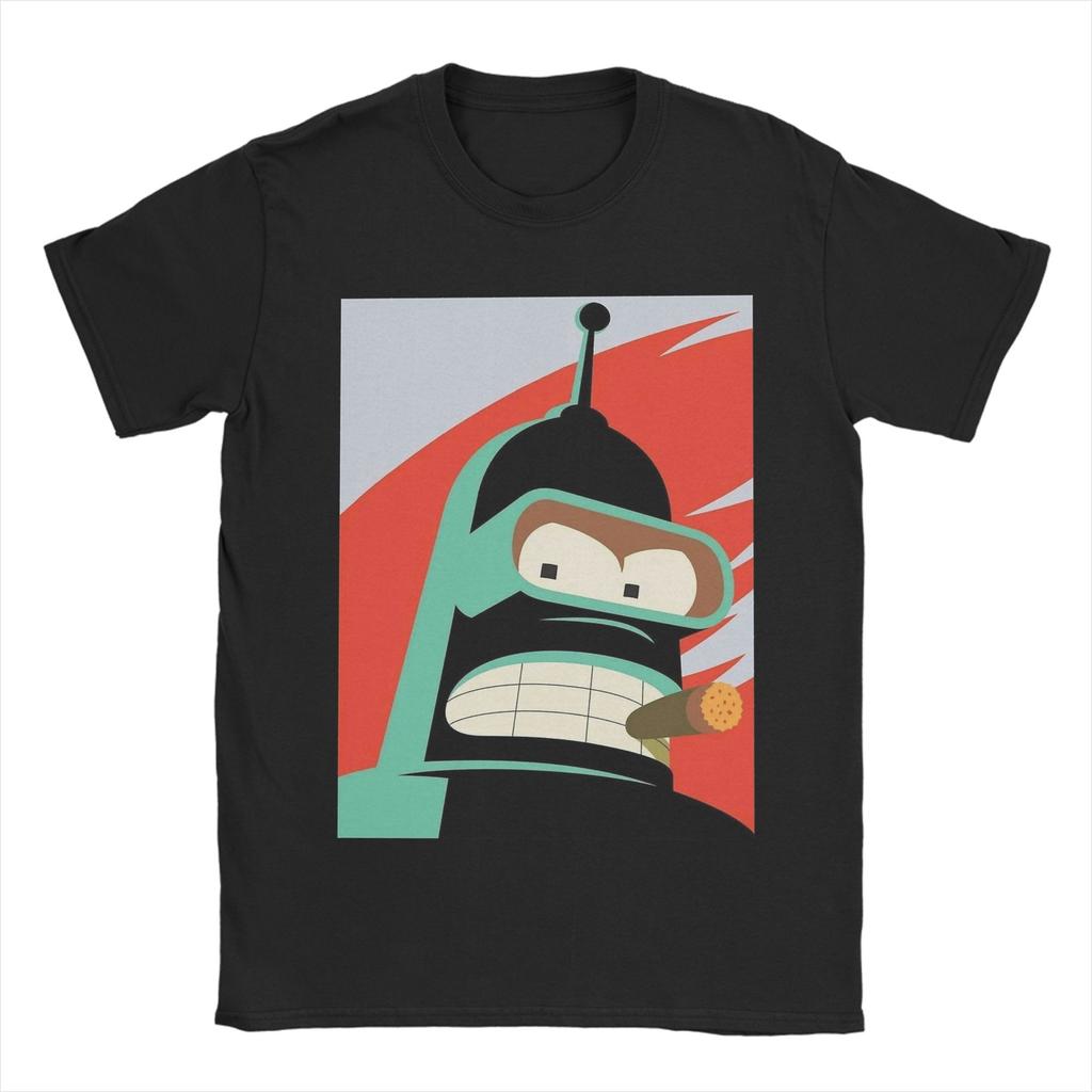 Futuramas Cartoon Comic Apparel Men Women T Shirt Cotton Tee Print  T-shirt Clothes