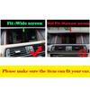 2×Silver ABS Central Console GPS Navigation Cover For BMW 5 Series F10 2014-2017