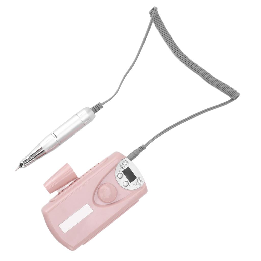 LCD Nail Drill Machine Home Salon Portable Electric Nail File Manicure Tool for Nail Artist