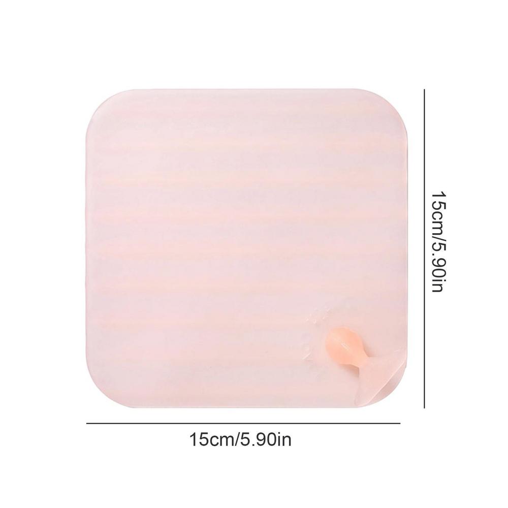 Shower Drain Covers Drain Cover Shower Floor Drain Patch Anti-Odor Silicone Shower Drain Stopper Mat Prevent Drain Odor Flexible