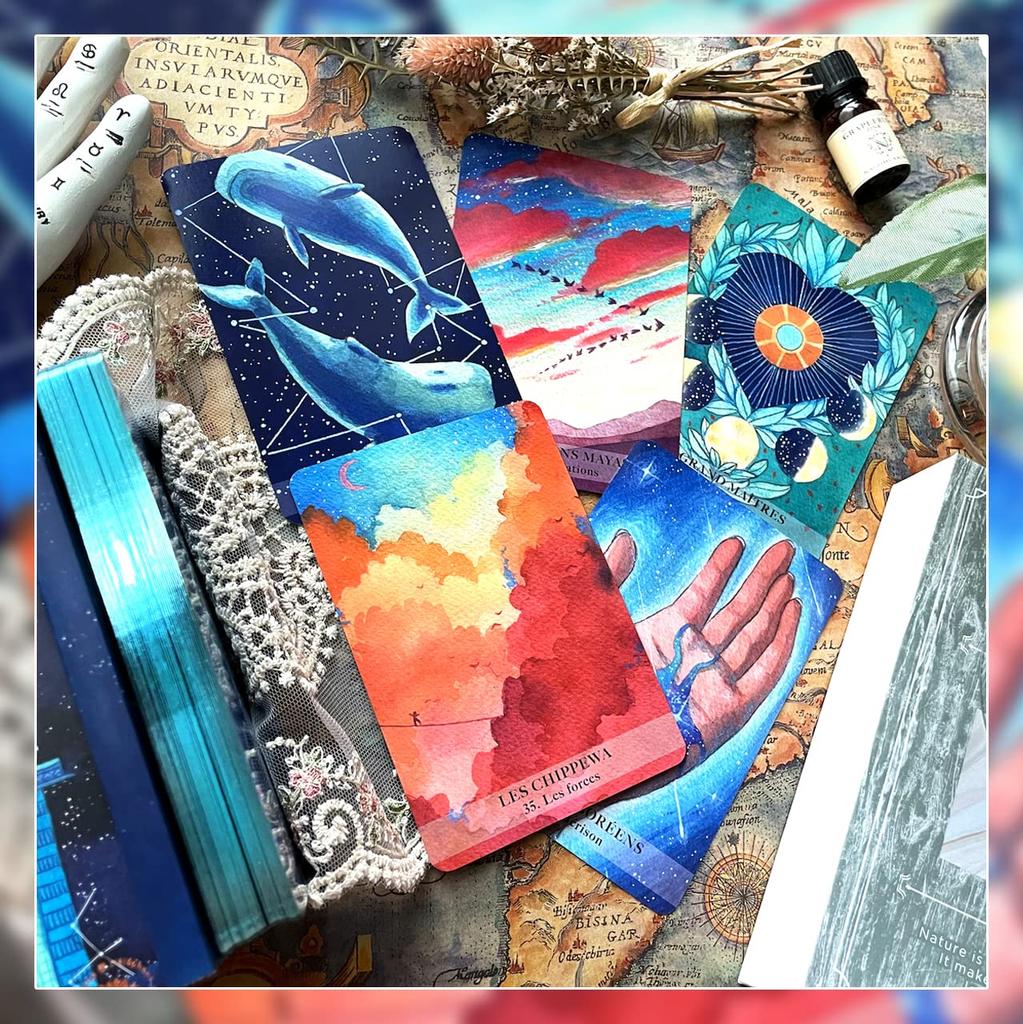 [Authentic] Agartha Oracle [Oracle Card Meanings In Japanese] Tarot Card Fortune Telling