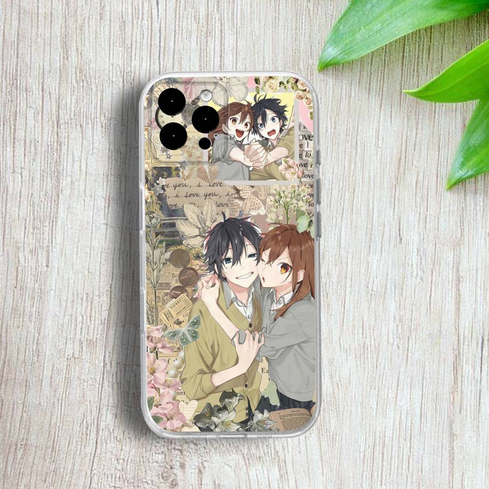 

H-Horimiya Anime Phone Case For iPhone 17,16,15,14,13,12,11 Pro,Max,Plus,X,XS,XR,SE4,E Mini Transparent Soft Cover iPhone17